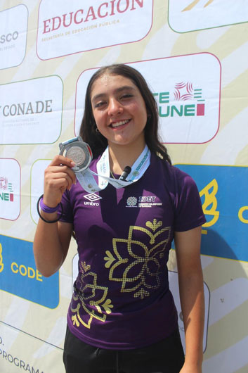 Consigue Natalia Pineda su segunda presea de plata en nacionales CONADE 2024    