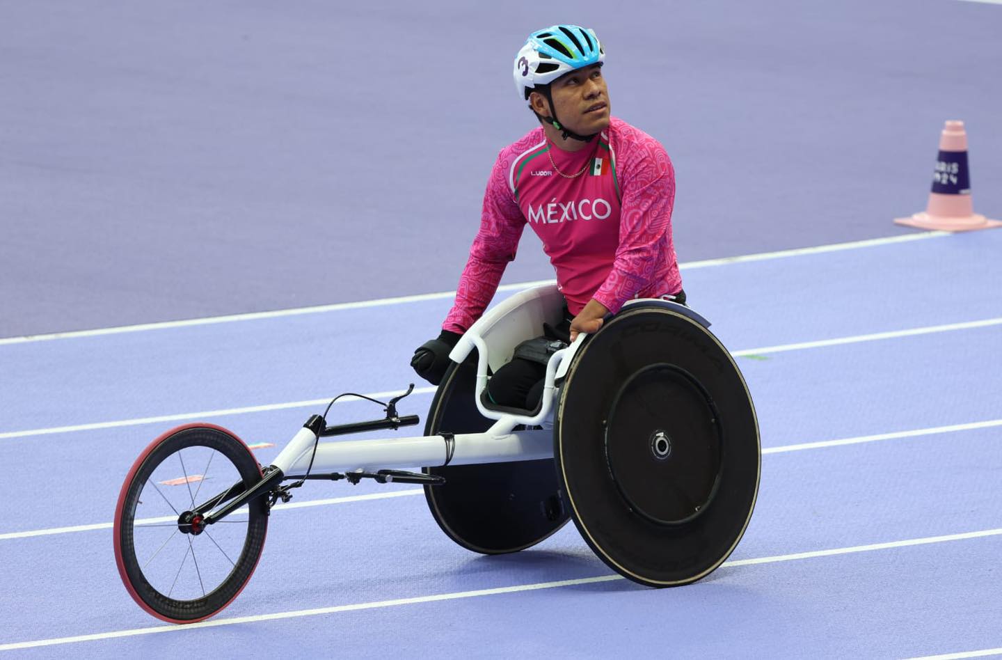 Leonardo Pérez  culmina  en sexto lugar de la final 100m de París 2024
