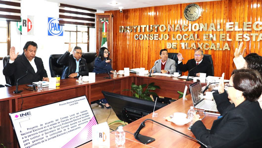 A celebrar elecciones extraordinarias pacíficas y copiosas, llama INE Tlaxcala este 24 de noviembre