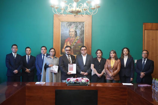 Entregó Sistema Anticorrupción del Estado informe anual al Congreso Local 