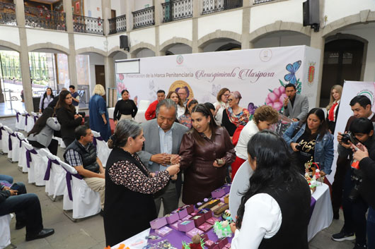 Presenta SSC marca penitenciaria “Resurgimiento Mariposa”