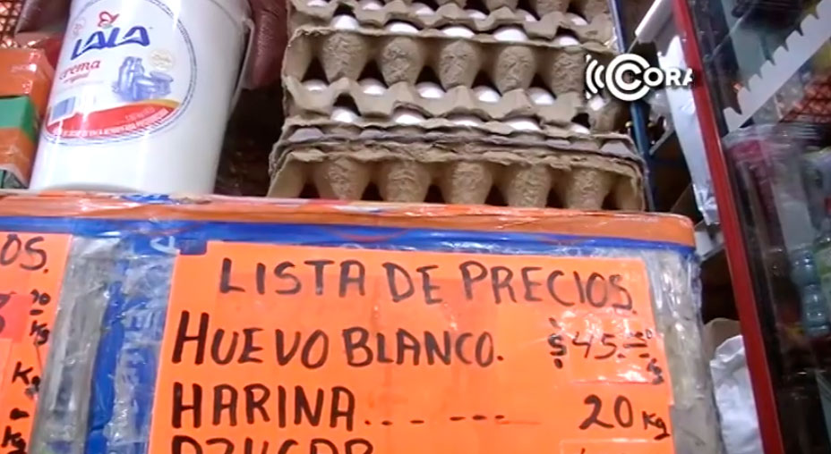 Reportan comerciantes incremento del precio del huevo en Tlaxcala 