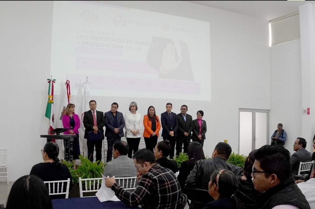    Destacan CEDHT y SAET el engranaje institucional para fortalecer el respeto a derechos humanos y prevenir corrupción en la administración pública municipal