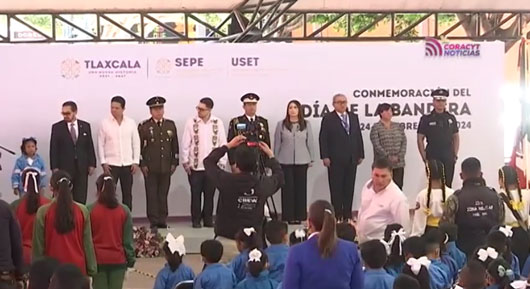 Conmemora Gobierno del Estado el “Día de la Bandera”