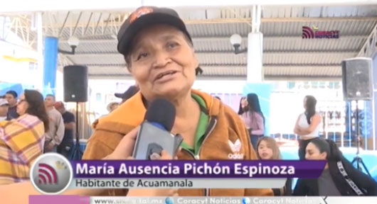 Agradecen pobladores de Acuamanala trabajo de gobernadora Lorena Cuéllar