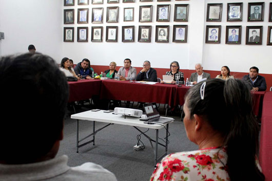 Atestigua presidenta de CEDH disculpa pública de alcalde de Chiautempan a familia vulnerada