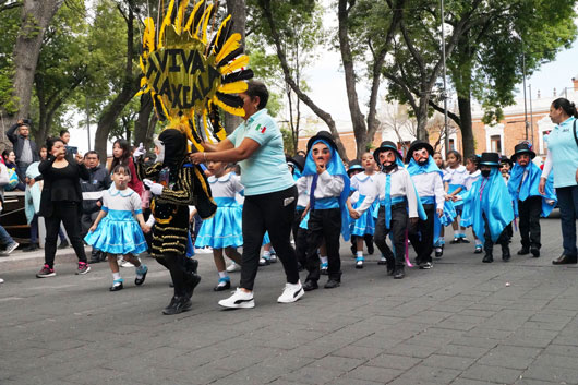 Más de 500 niñas y niños participaron en el desfile infantil de carnaval