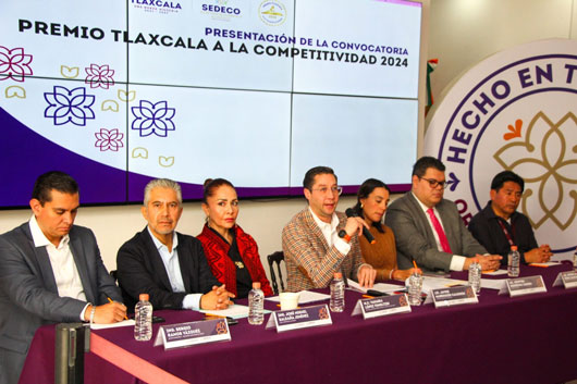Lanza SEDECO convocatoria del Premio Tlaxcala a la Competitividad 2024