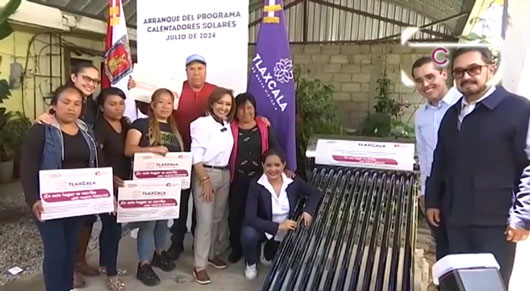 Calentadores solares contribuyen a la economía familiar 