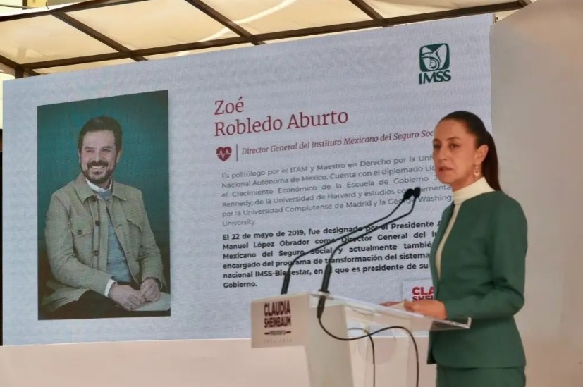 Continuará Zoé Robledo al frente del IMSS: Sheinbaum