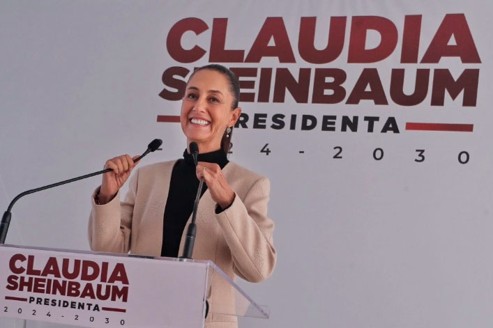 Lanza Sheinbaum mensajes contundentes sobre reformas y próximo gobierno