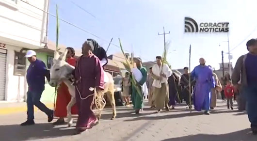 Inicia representación de la Semana Santa en San Gabriel Cuauhtla