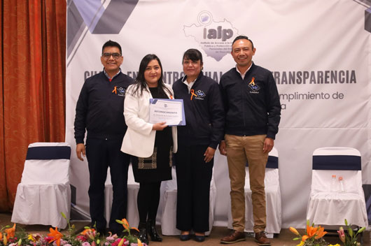Reconoce al IAIP Tlaxcala a los sujetos obligados que cumplieron con el cien por ciento de sus obligaciones de transparencia