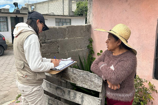 Servidores de la Nación realizan Censo de Salud y Bienestar e Incorporación a la Pensión Mujeres Bienestar
