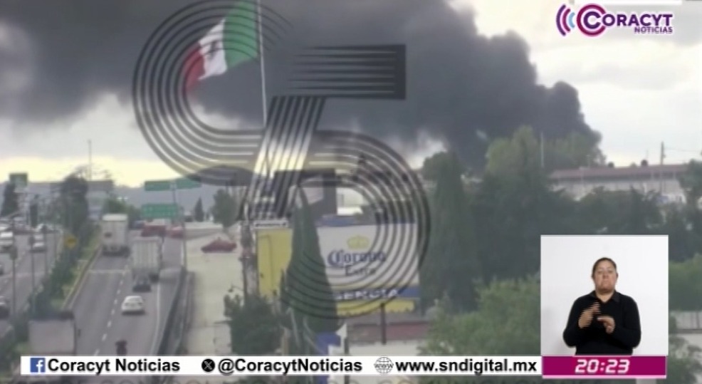 Incendio en fábrica de Calpulalpan dejó solo daños materiales