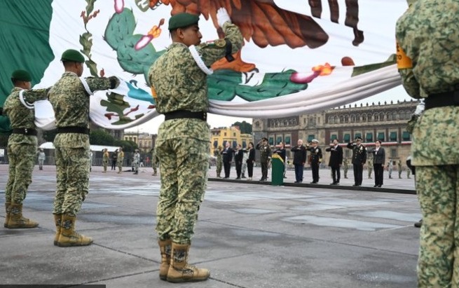 AMLO y Sheinbaum izan bandera por víctimas de sismos de 1985 y 2017