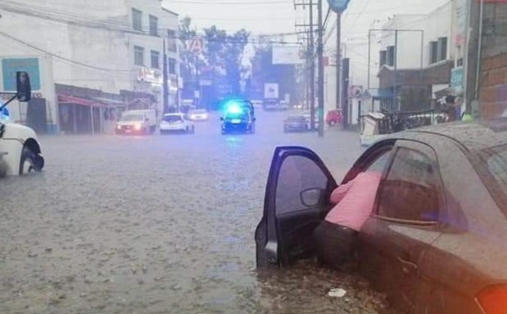 Lluvias afectan el centro y sur del Estado de México