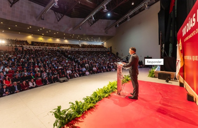 Rinde Presidente Municipal Alfonso Sánchez Informe de Gobierno de los primeros 100 días de trabajo