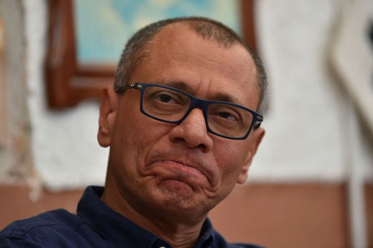 Dan de alta al ex vicepresidente de Ecuador Jorge Glas y vuelve a prisión