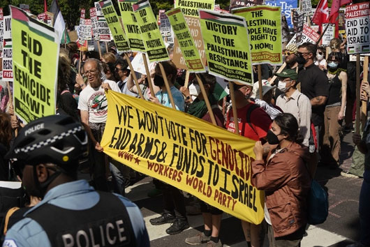Policía de Chicago arresta a manifestantes en Convención Nacional Demócrata