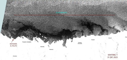 Reportan derrame petrolero en zona del Golfo Triste, en el Mar Caribe