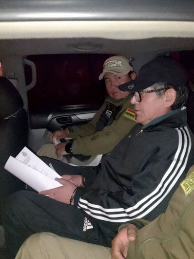Bolivia extradita a EU a jefe ex antidrogas de Evo Morales