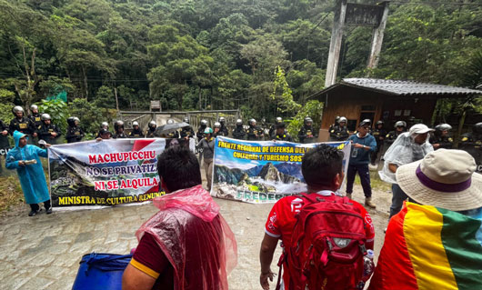 Levantan protestas en Machu Picchu