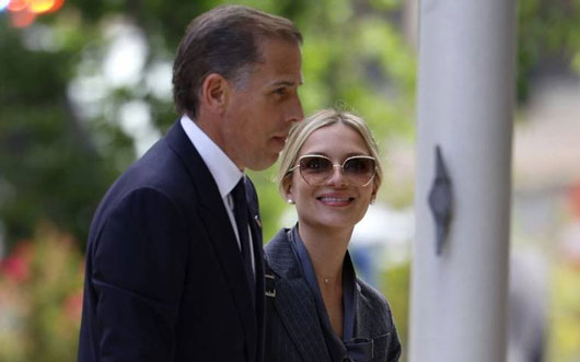 Inicia juicio contra hijo de Biden con la presencia en la corte de la primera dama