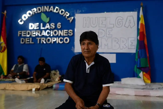 Evo Morales pide diálogo sin condiciones