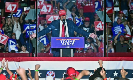 Arrestan a hombre armado cerca de mitin de Trump en Coachella