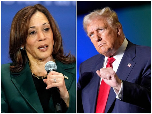 Sondeos: empate entre Harris y Trump