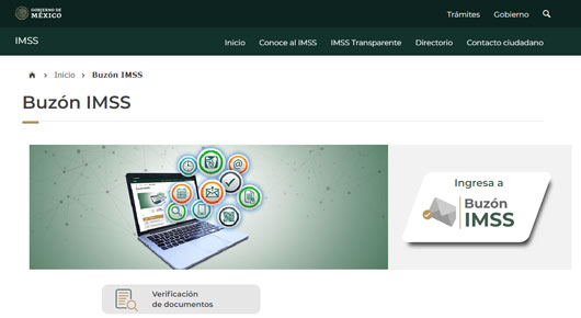    Buzón IMSS es exclusivo para trámites  y servicios de incorporación
