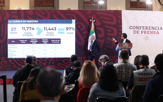 Se han entregado 6 mil 322 millones de pesos a través   del programa La Clínica es Nuestra: Zoé Robledo