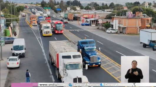 Brindó SSC auxilio vial a automovilistas por manifestación de Amotac