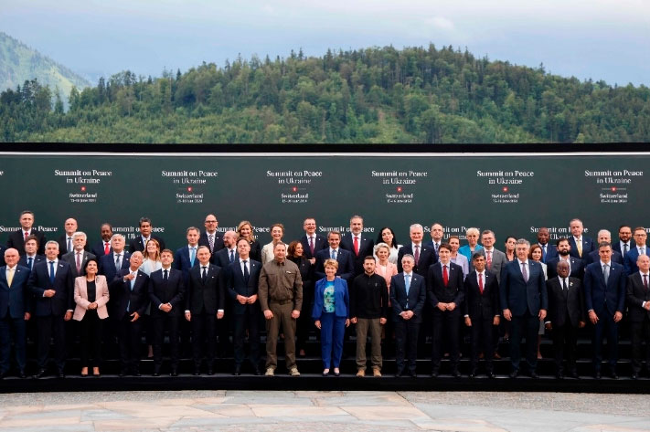 Cumbre mundial reafirma integridad de Ucrania pero llama a negociar con Rusia