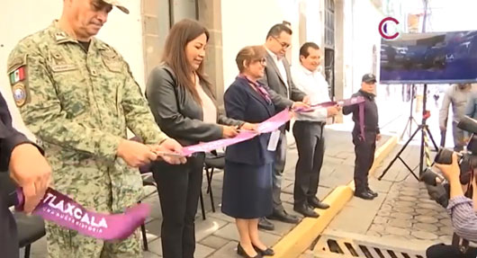Inauguró gobernadora Lorena Cuéllar C2 en Amaxac 