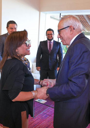 Se reunió gobernadora Lorena Cuéllar con secretario general del IMSS
