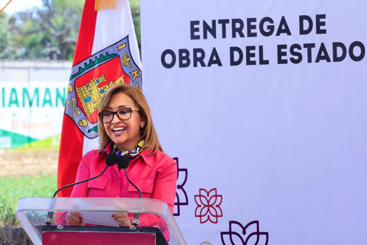 Inauguró Gobernadora obra de sustitución de pavimento en Ixtacuixtla