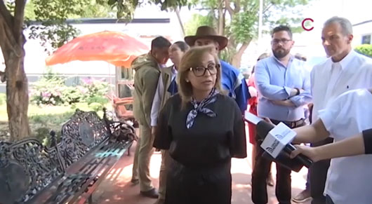 Supervisó gobernadora Lorena Cuéllar mejoramiento de la imagen urbana de la capital tlaxcalteca
