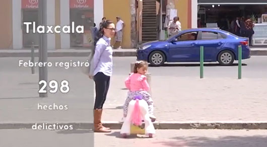 Tlaxcala se ubicó por décimo novena ocasión como la entidad más segura del país