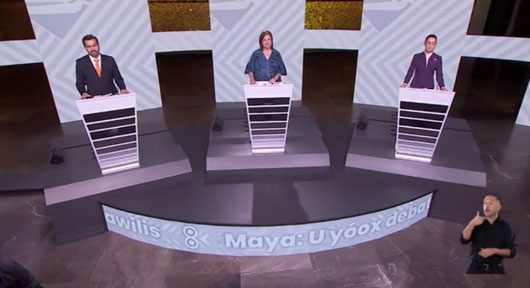 Realiza INE último debate presidencial 