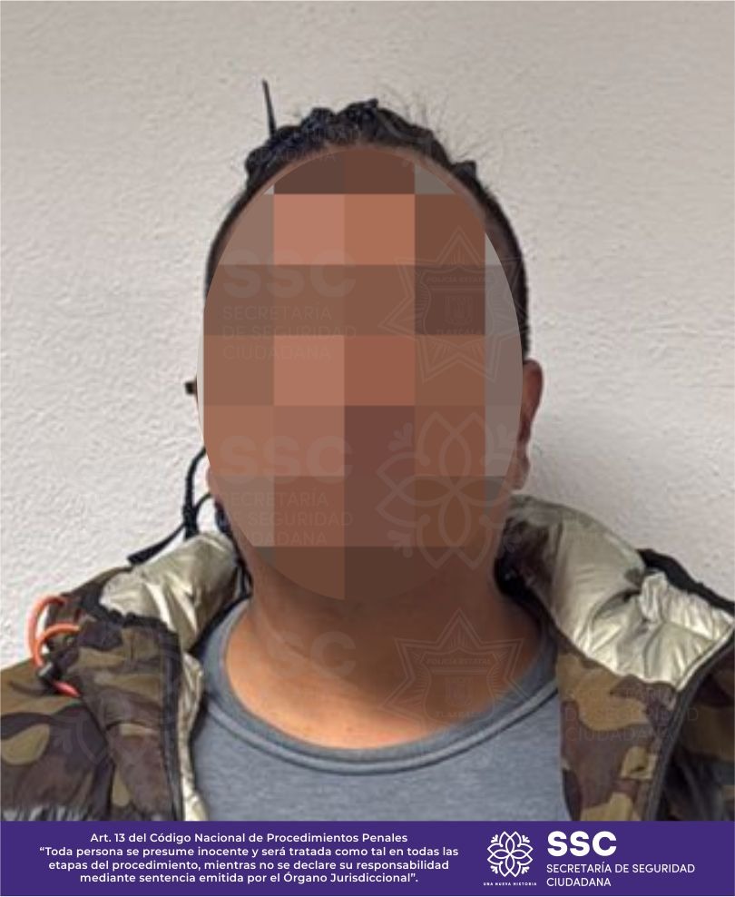 Detiene SSC a sujeto con objetos óptimos para agredir