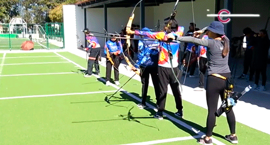 Arqueros tlaxcaltecas participaron en el primer selectivo de la Olimpiada Nacional 2025