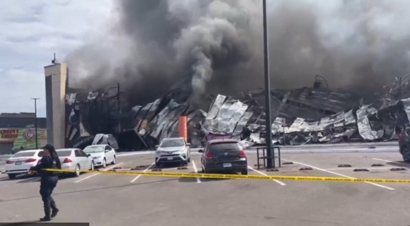 Se registra incendio en casino de Culiacán, Sinaloa