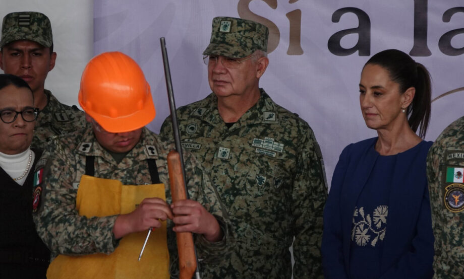 Arranca el programa “Sí al desarme, sí a la Paz” en Basílica de Guadalupe