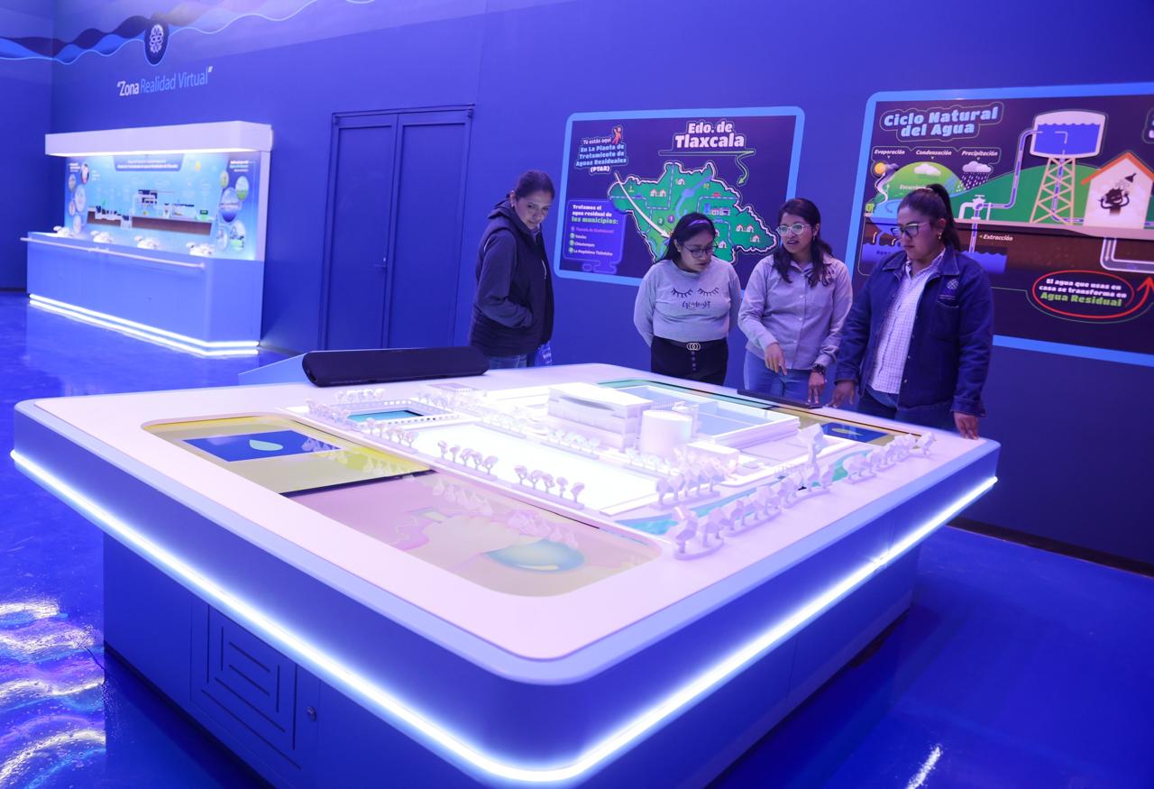 Con Sala Inmersiva del Agua, Tlaxcala apuesta por educación ambiental como motor de bienestar duradero