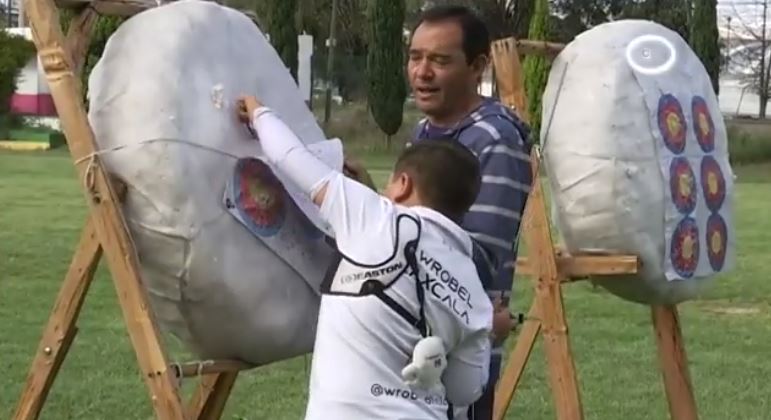 Mariusz Wrobel Sandoval, promesa de tiro con arco en Tlaxcala 