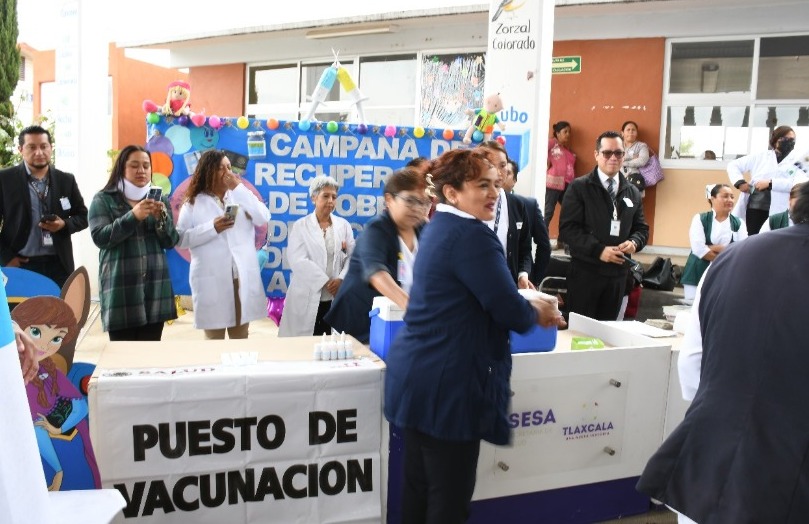 Tlaxcala ocupa primer lugar nacional en vacunación contra influenza, VPH y Covid-19