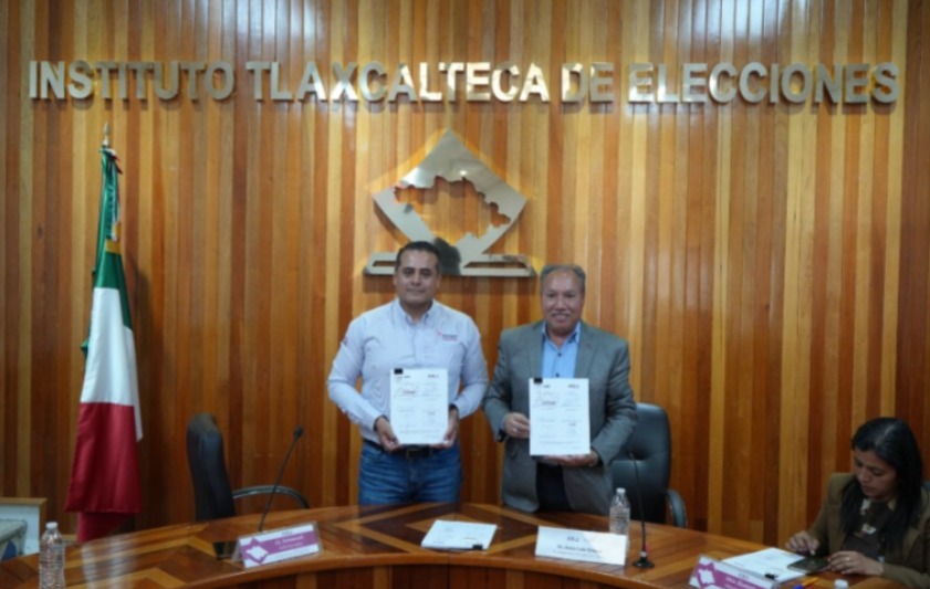 Firman ITE e INE convenio de coordinación y colaboración para elección judicial local 2025