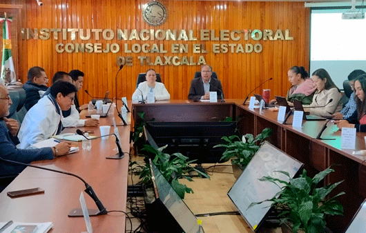 Acuerdan INE e ITE actividades del proceso electoral concurrente de los poderes Judicial de la Federación y del estado de Tlaxcala 2024-2025
